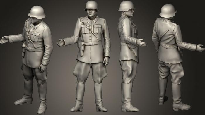 Military figurines (STKW_0498) 3D model for CNC machine